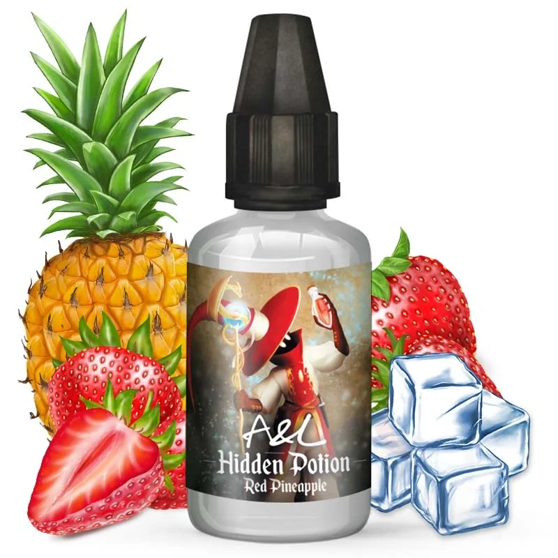 A L Red Pineapple Hidden Potion Vape Store